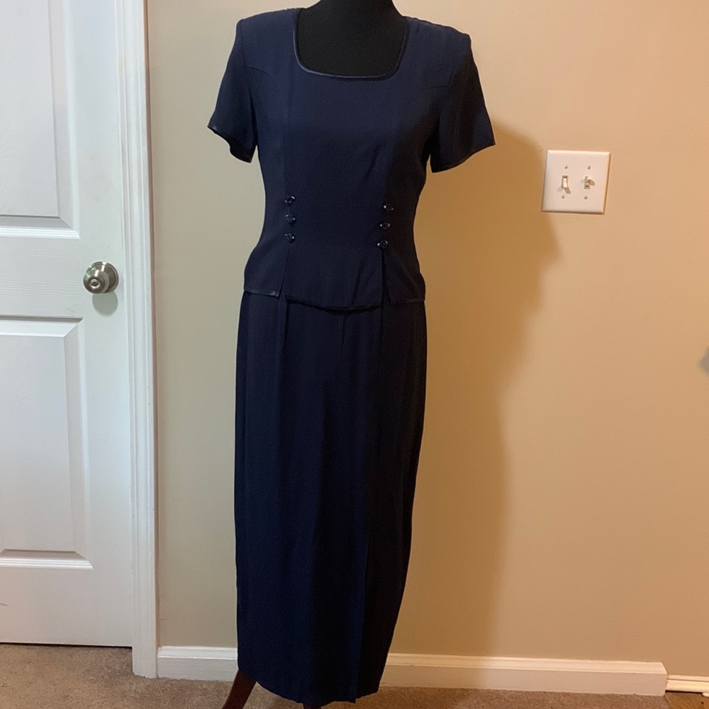 EUC Vintage Brioche California Short Sleeved Dress